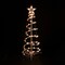 Northlight Lighted Outdoor Spiral Christmas Cone Tree with Star - 3' - Clear Lights